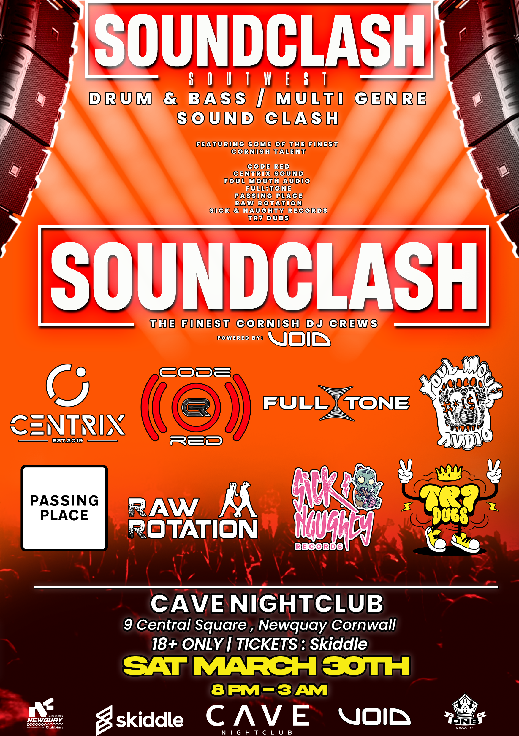 Soundclash Sw Cave Nightclub Newquay