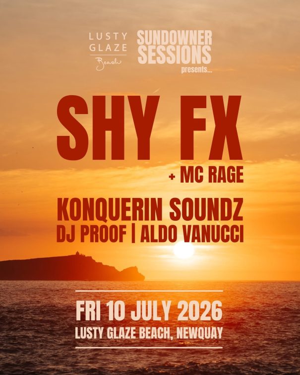 Shy FX, MC Rage , Aldo Vanucci, DJ Proof, Konquerin Soundz Newquay Cornwall, Newquay Clubbing, Newquay Nightlife, Visit Newquay,