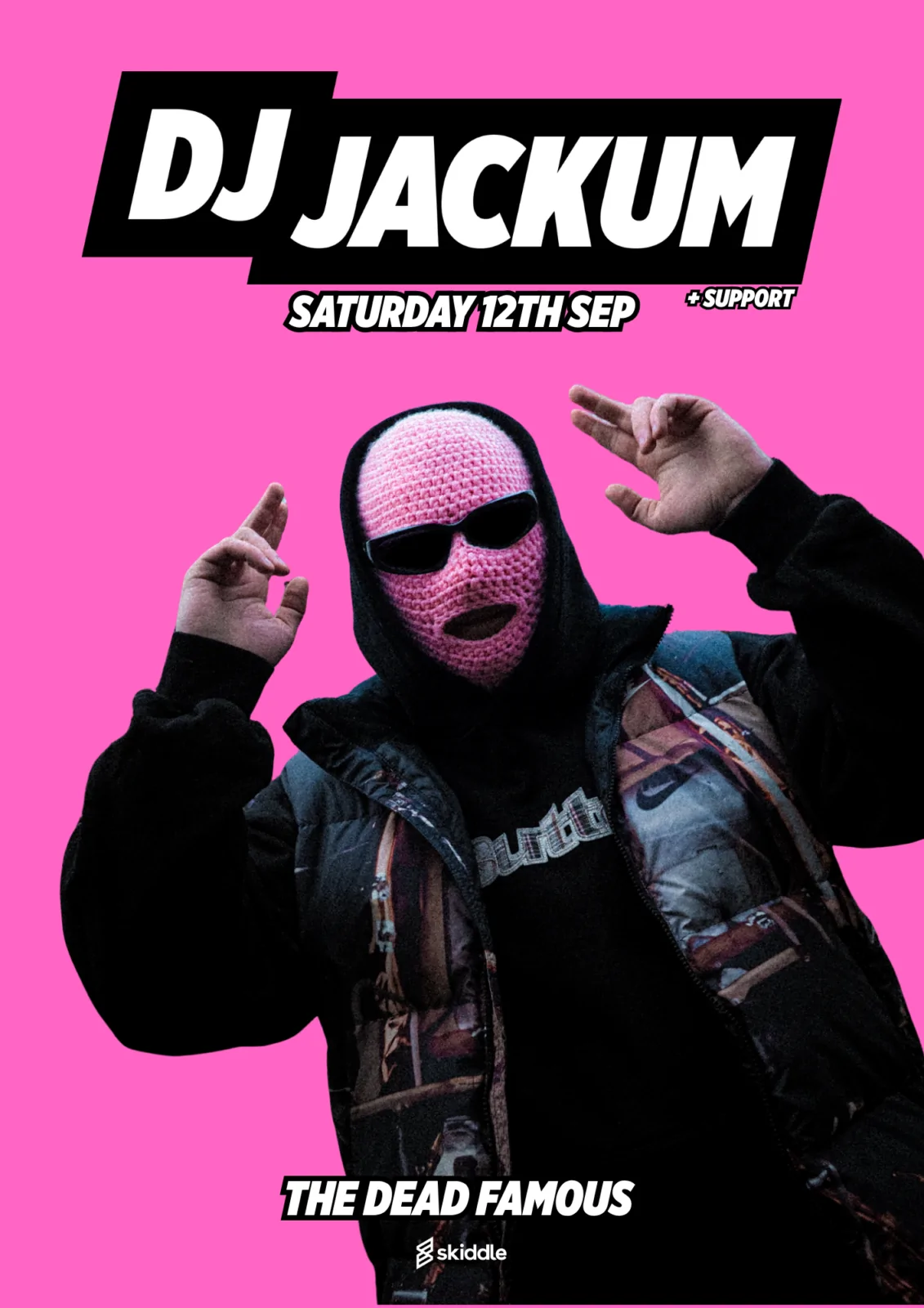 DJ Jackum at The Dead Famous in Newquay on 12 September 2026