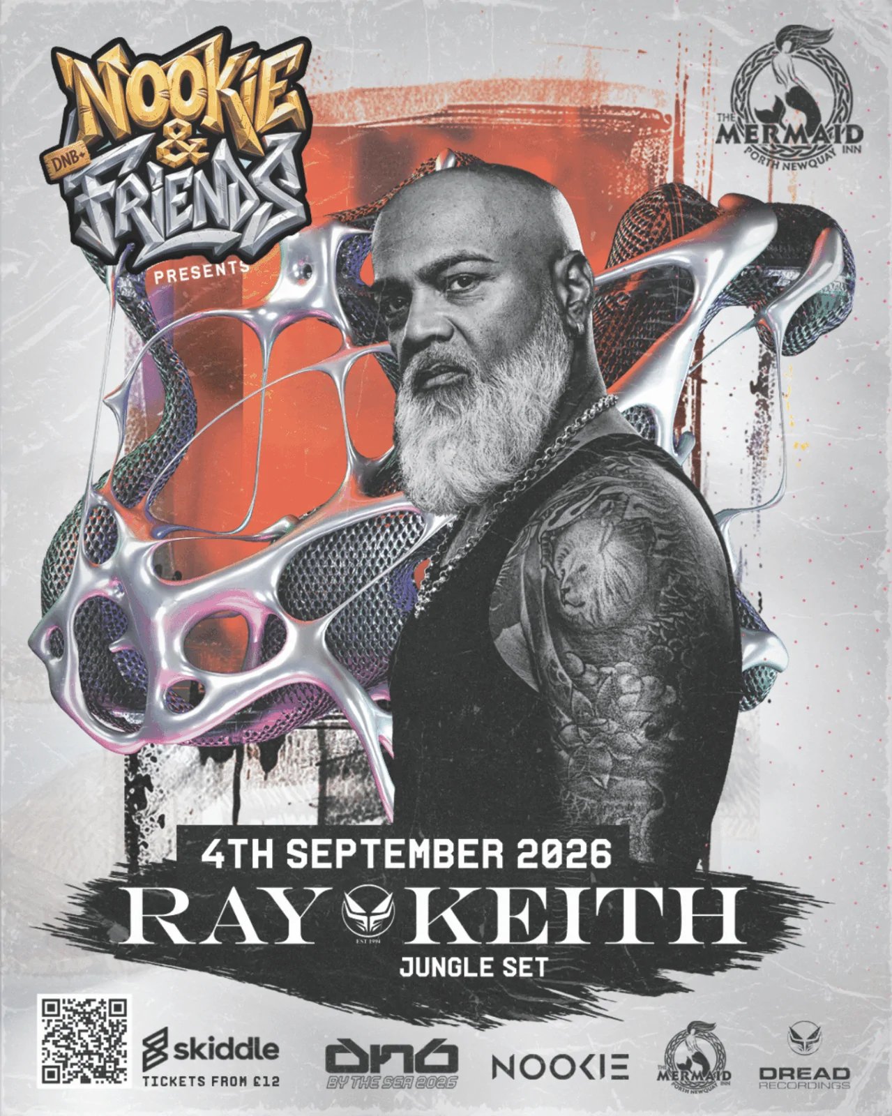 Ray Keith jungle set at The Mermaid Inn, Newquay, on 4 September 2026